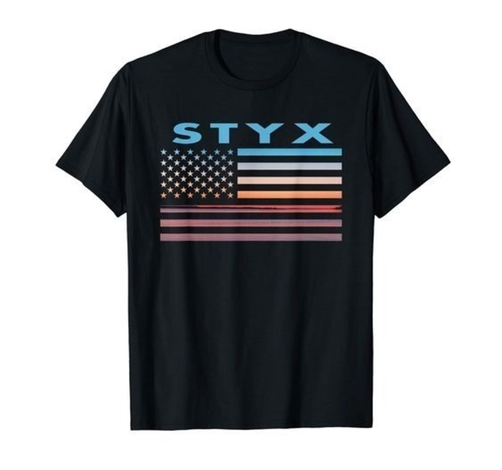 Sunset American Flag Styx